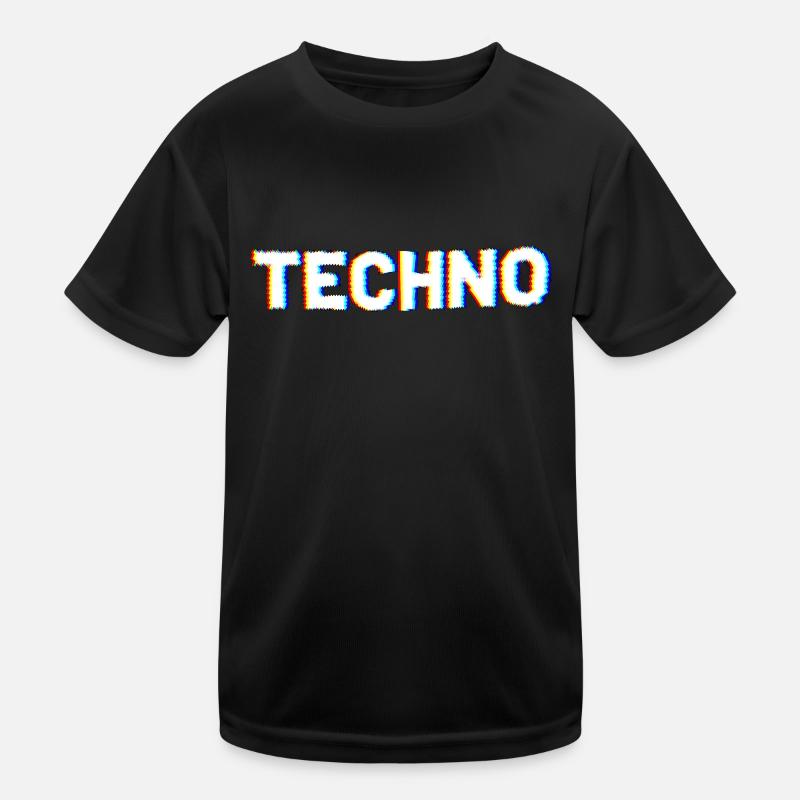 Techno Kinder Funktions-T-Shirt