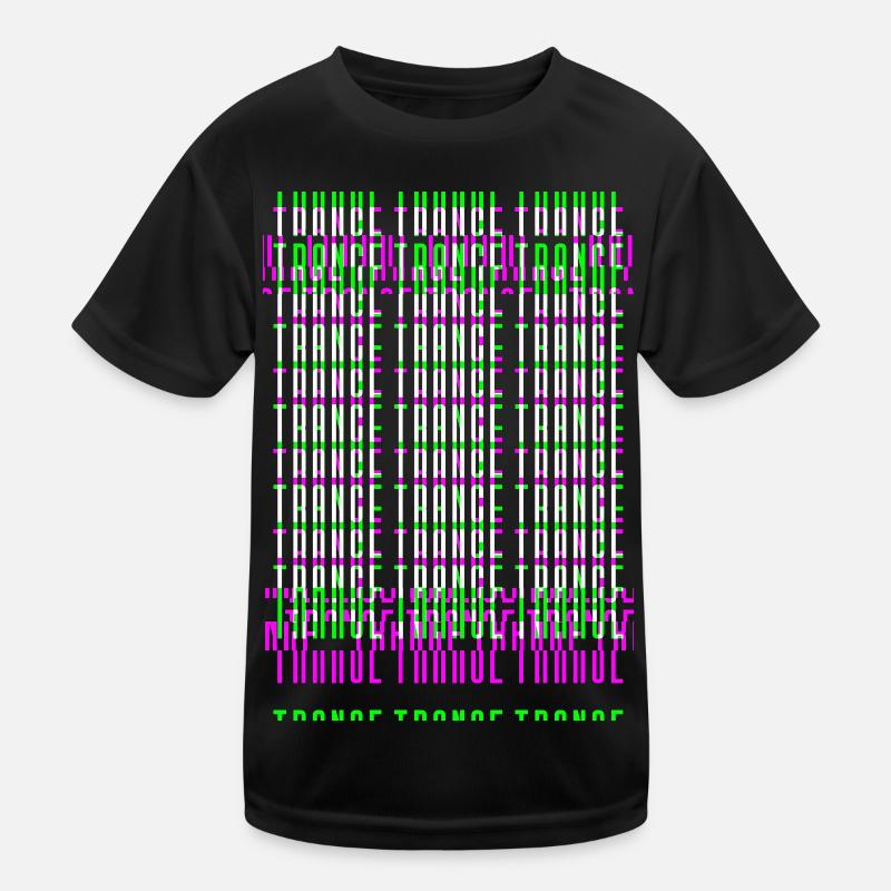 Trance Raver Techno Electro music edm dubstep Kids Functional T-Shirt