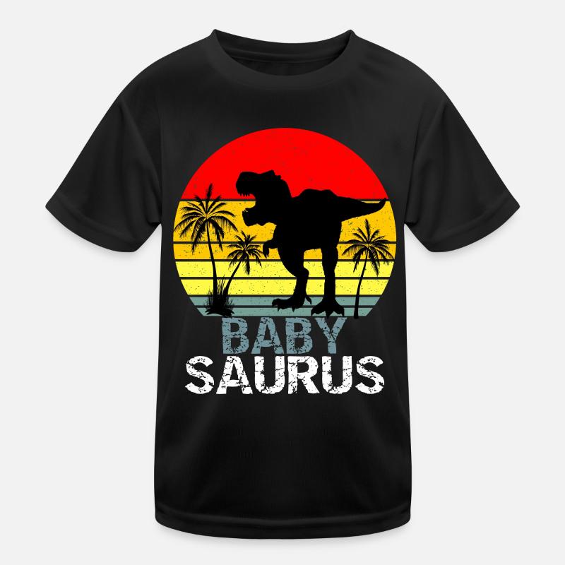 Dinosaure de Babysaurus T Rex T-shirt sport Enfant