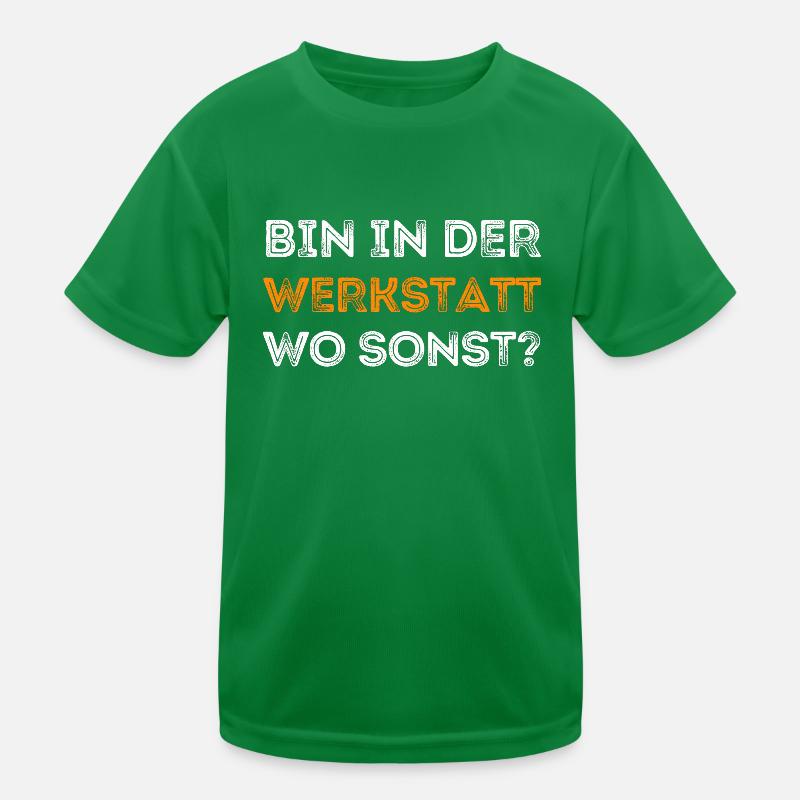 werkstatt Kinder Funktions-T-Shirt