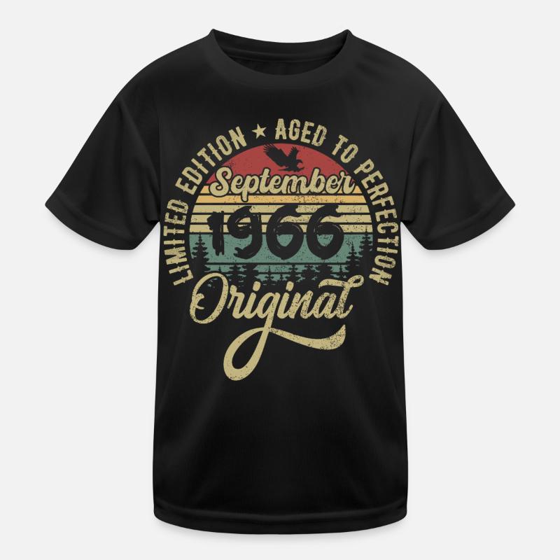 59. Geburtstag September 1966 - 59 Jahre alt Kinder Funktions-T-Shirt