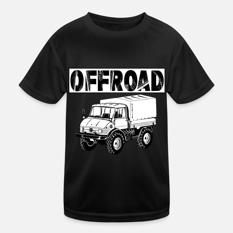Unimog - Oldtimer - Offroad - Universal motor device Kids Functional T-Shirt