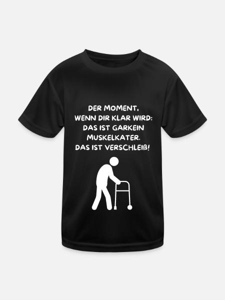 LE MOMENT OÙ VOUS RÉALISEZ QUE VOUS ÊTES VIEUX 2 - T-shirt sport Enfant - noir - Devant