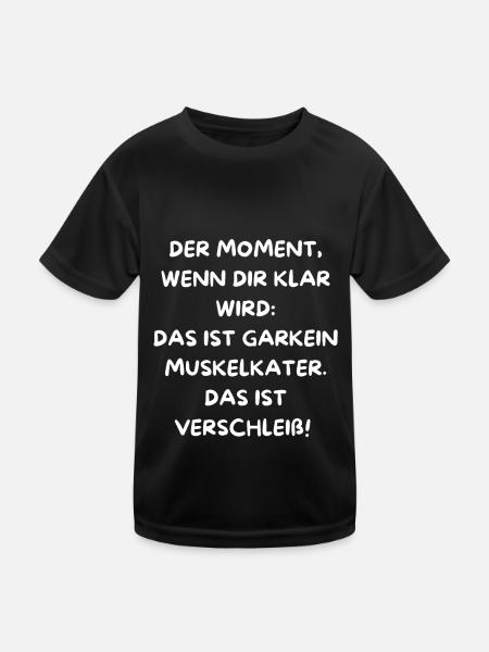 LE MOMENT OÙ VOUS RÉALISEZ QUE VOUS VIEILLISSEZ ! - T-shirt sport Enfant - noir - Devant