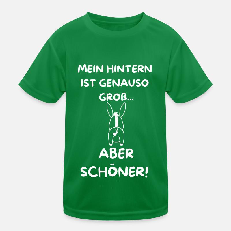 Mein Hintern ist schön Kinder Funktions-T-Shirt