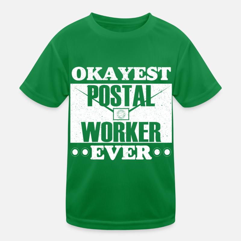 Der beste Postangestellte aller Zeiten Briefträger Kinder Funktions-T-Shirt