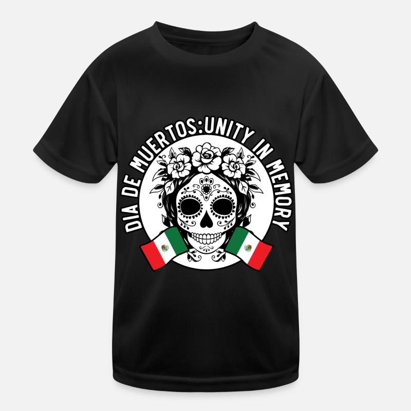 Dia De Muertos L’unité dans la mémoire T-shirt sport Enfant