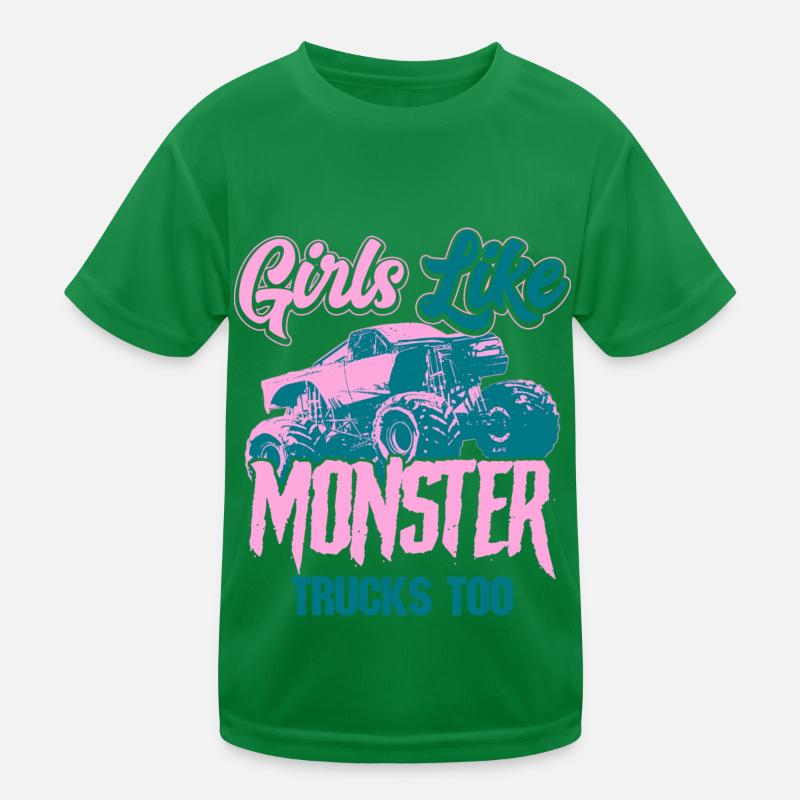 Camion monstre T-shirt sport Enfant