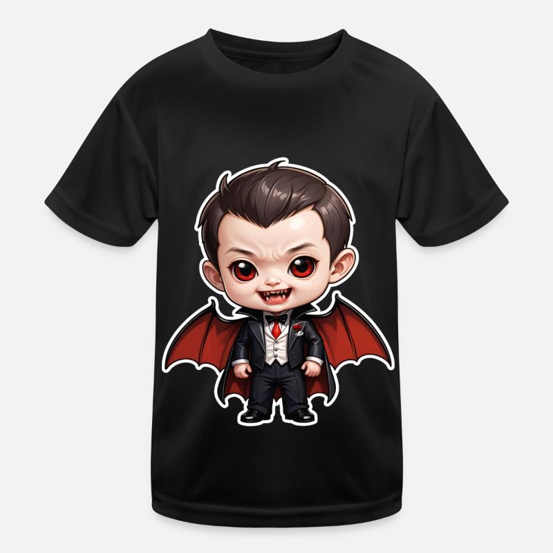 Halloween - Garçon vampire mignon T-shirt sport Enfant