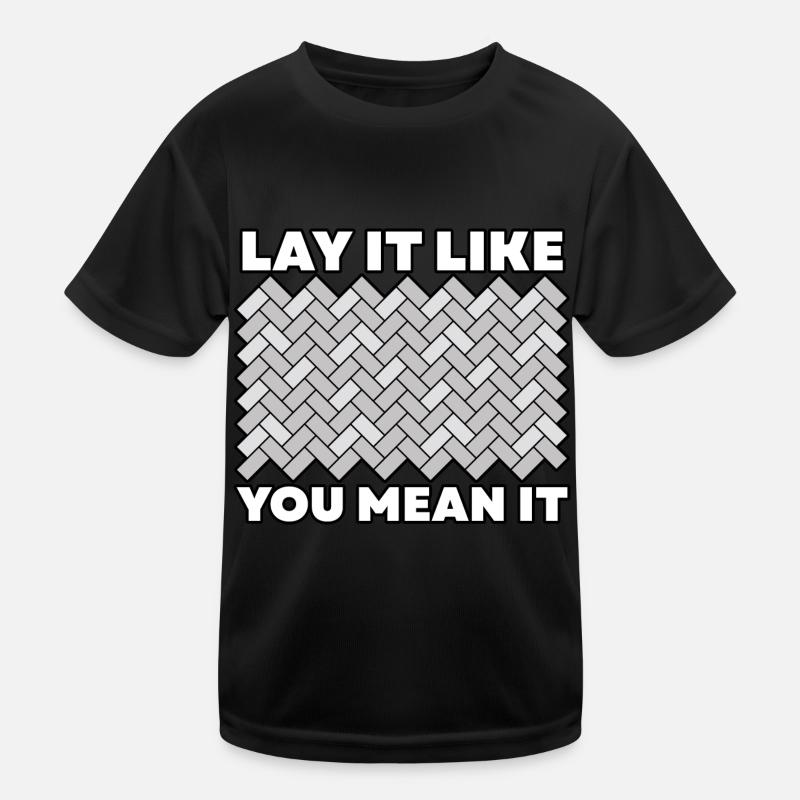 Tiler Tiler Profession Floor Layer Tile Kids Functional T-Shirt