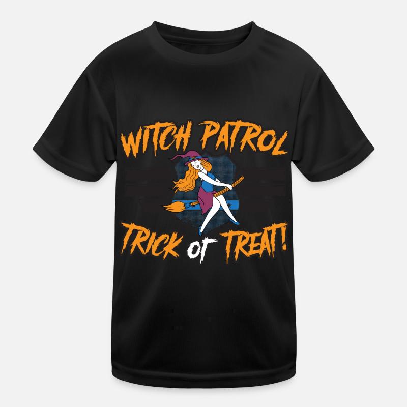 Witch Patrol: Trick or Treat! Policeman Hall Kids Functional T-Shirt