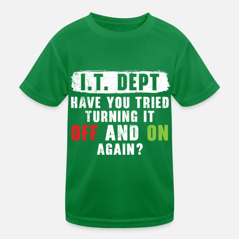 Stay calm and submit a ticket Kids Functional T-Shirt