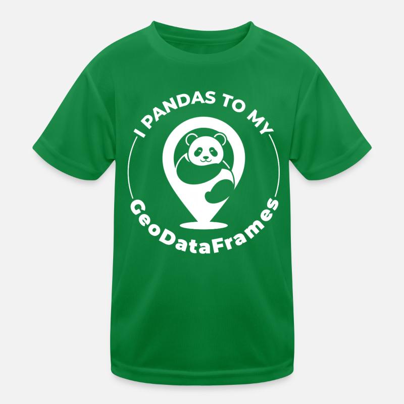 GeoDataFrames Pandas GIS Python Programmierung Kinder Funktions-T-Shirt