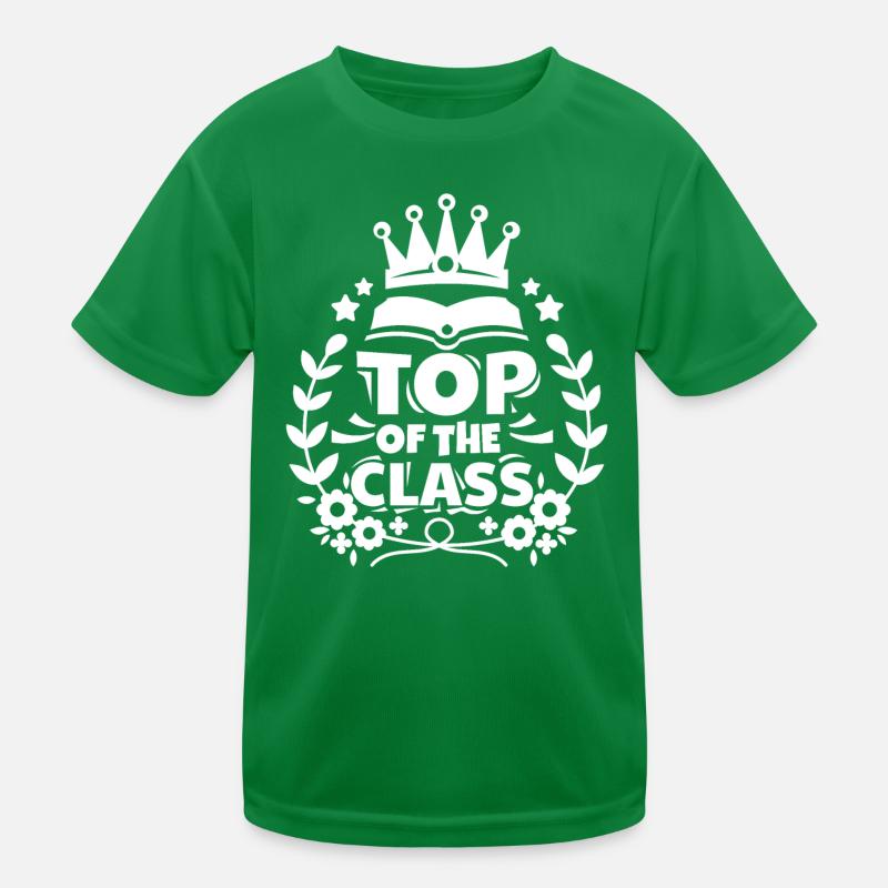Haut de la classe Crown Winner Student School T-shirt sport Enfant