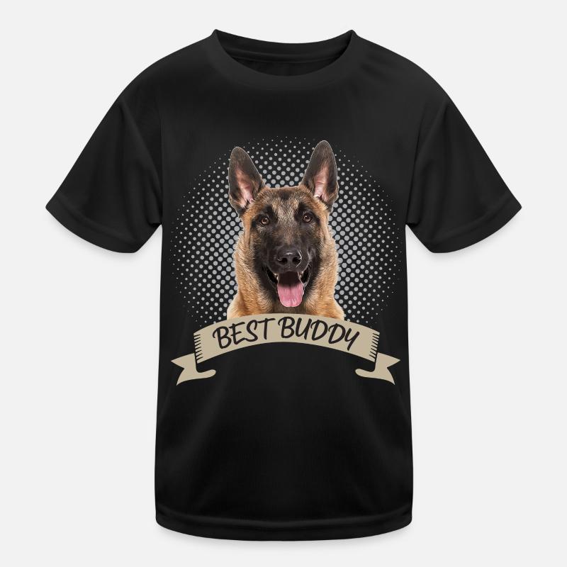 Malinois Belgischer Schäferhund Kinder Funktions-T-Shirt