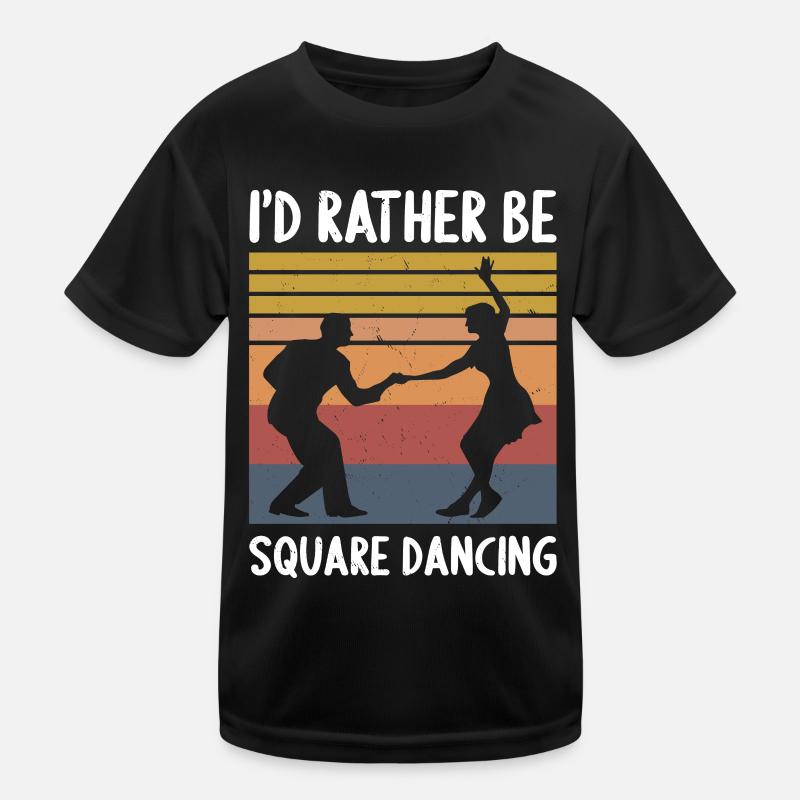 Lustiges Square Dancing Outfit Kinder Funktions-T-Shirt