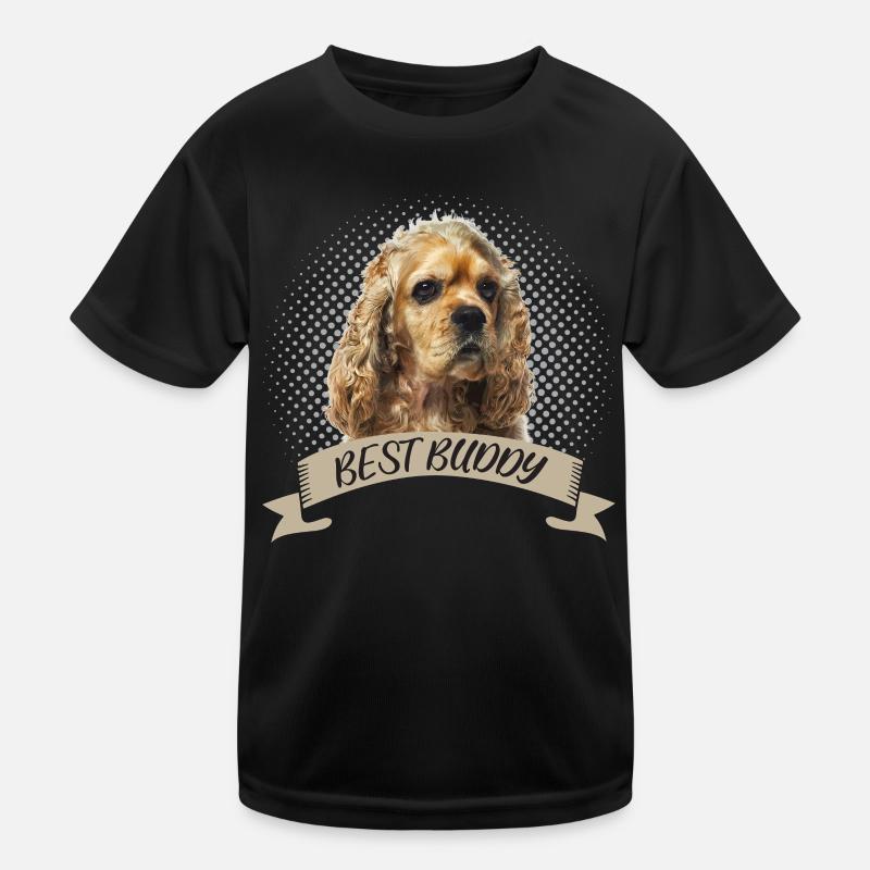 American Cocker Spaniel Best Friend Kids Functional T-Shirt