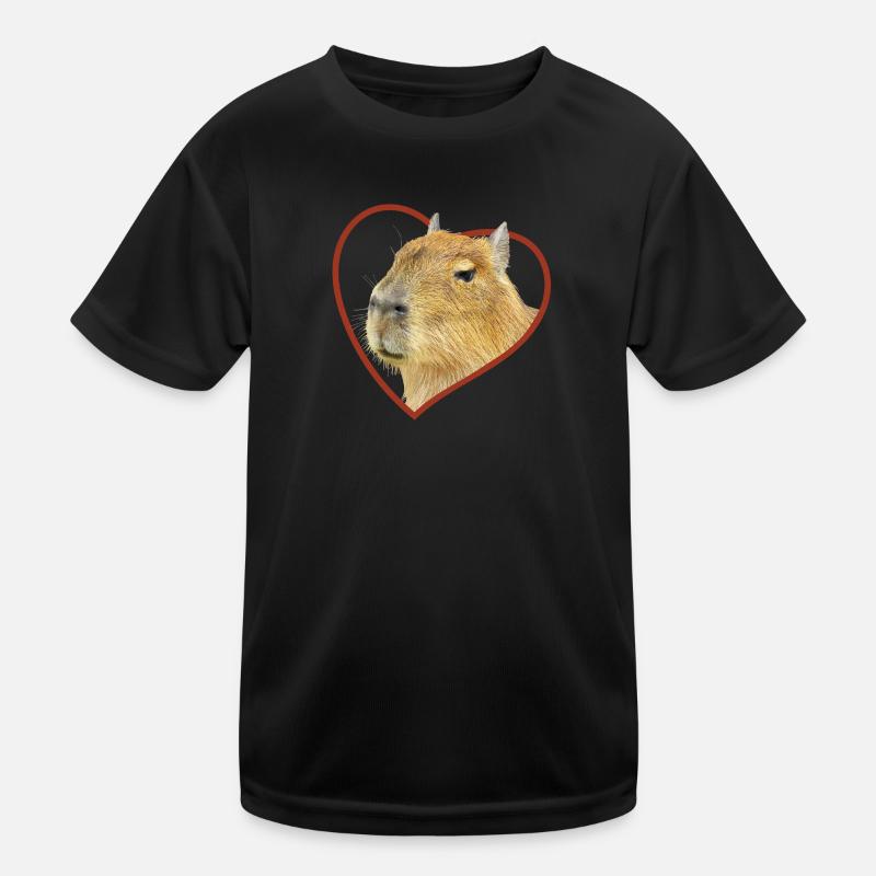 Capybara Coeur Capybara T-shirt sport Enfant