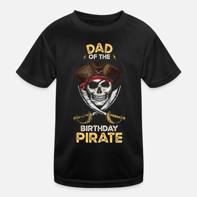 Fête d’anniversaire pirate T-shirt sport Enfant