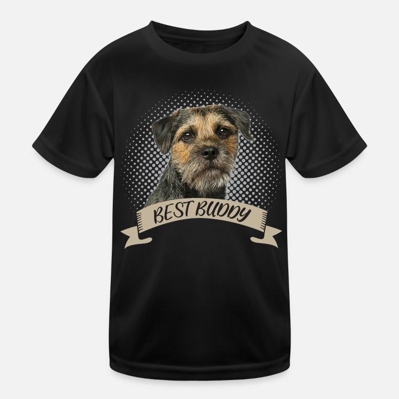 Border Terrier Bester Freund Kinder Funktions-T-Shirt