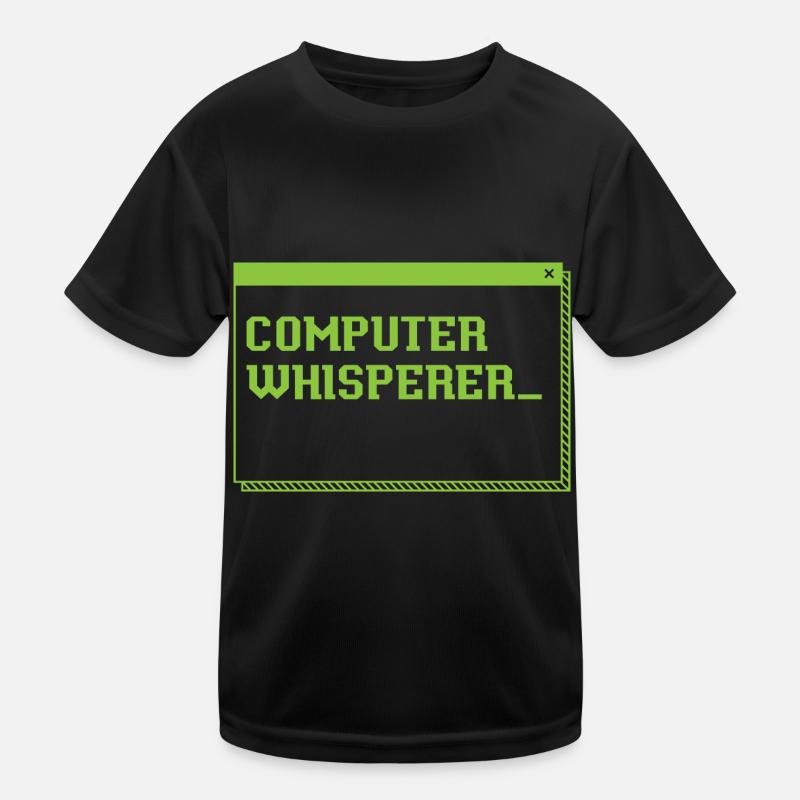 Computer-Flüsterer Kinder Funktions-T-Shirt