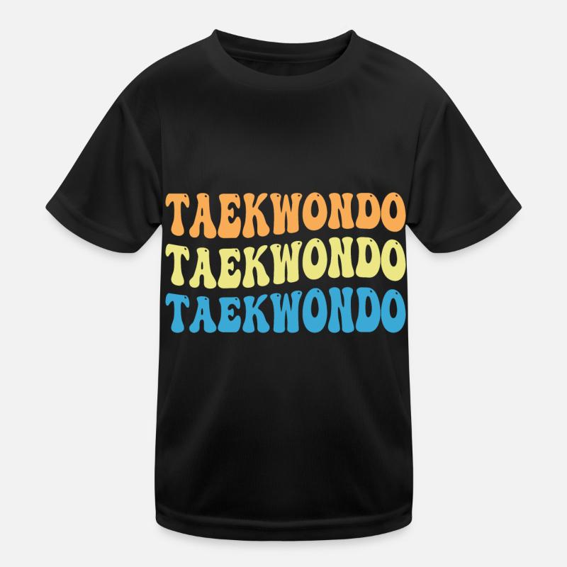 Taekwondo Kinder Funktions-T-Shirt