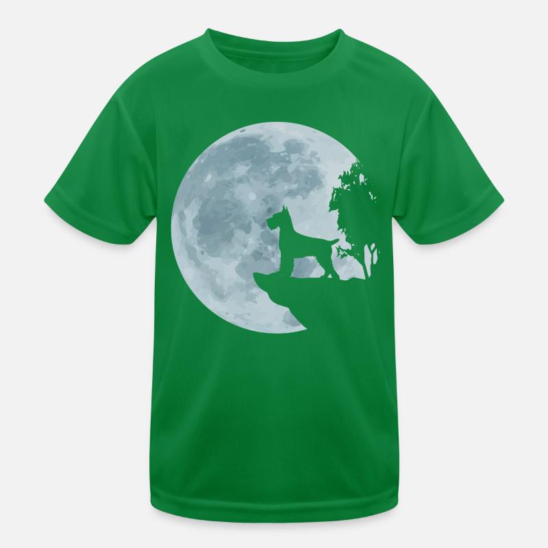 Cadeau de Schnauzer Schnauzi géant Schnauzer Moon T-shirt sport Enfant