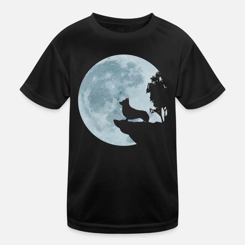 Welsh Corgi Pembroke Welsh Corgi cadeau de pleine lune T-shirt sport Enfant