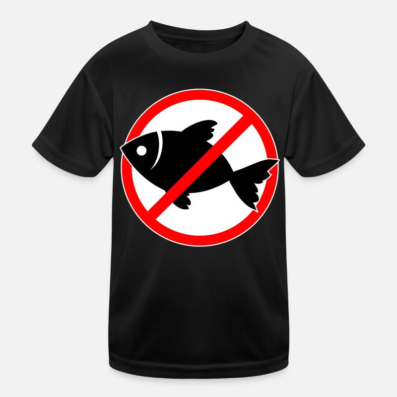 Fish forbidden - fish Kids Functional T-Shirt
