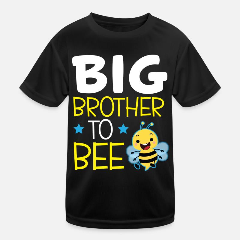 Big Brother To Bee Big Bro Kids Functional T-Shirt