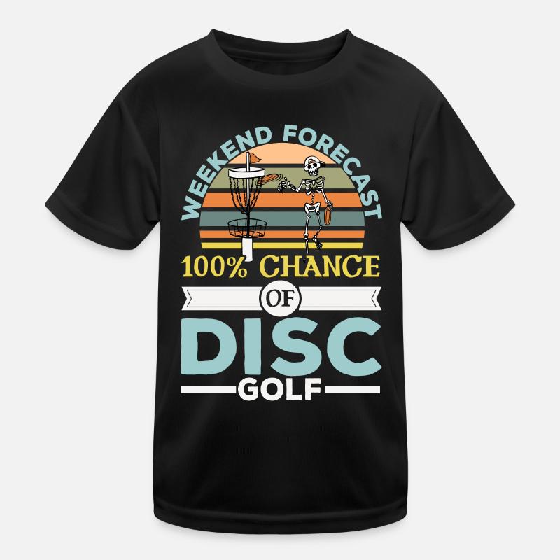 100% Chance auf Scheibengolf Frolf Freizeit-Werfer Kinder Funktions-T-Shirt