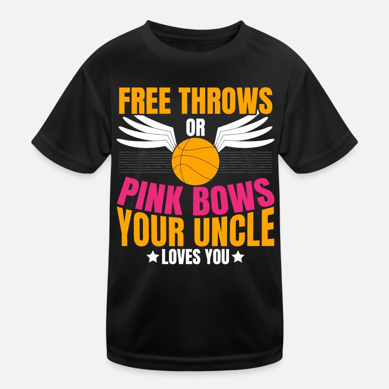 Freiwürfe oder rosa Schleifen Dein Onkel liebt dic Kinder Funktions-T-Shirt