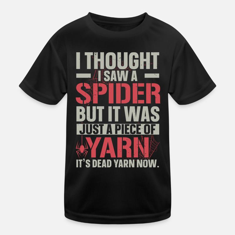 I thought I had seen a spider Arachnid Kids Functional T-Shirt