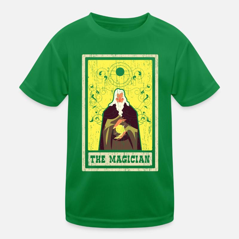 La Carte de Tarot Magicien Divination Chaman T-shirt sport Enfant
