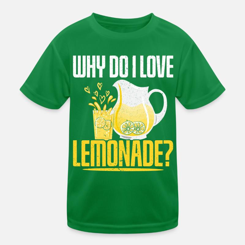 Why do I love Lemonade Stand Lemon Lover Fruit Kids Functional T-Shirt