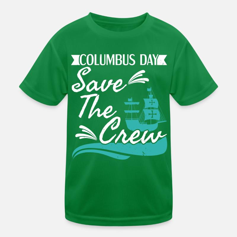 Columbus Day Seafarer Ship Christopher Columbus T-shirt sport Enfant