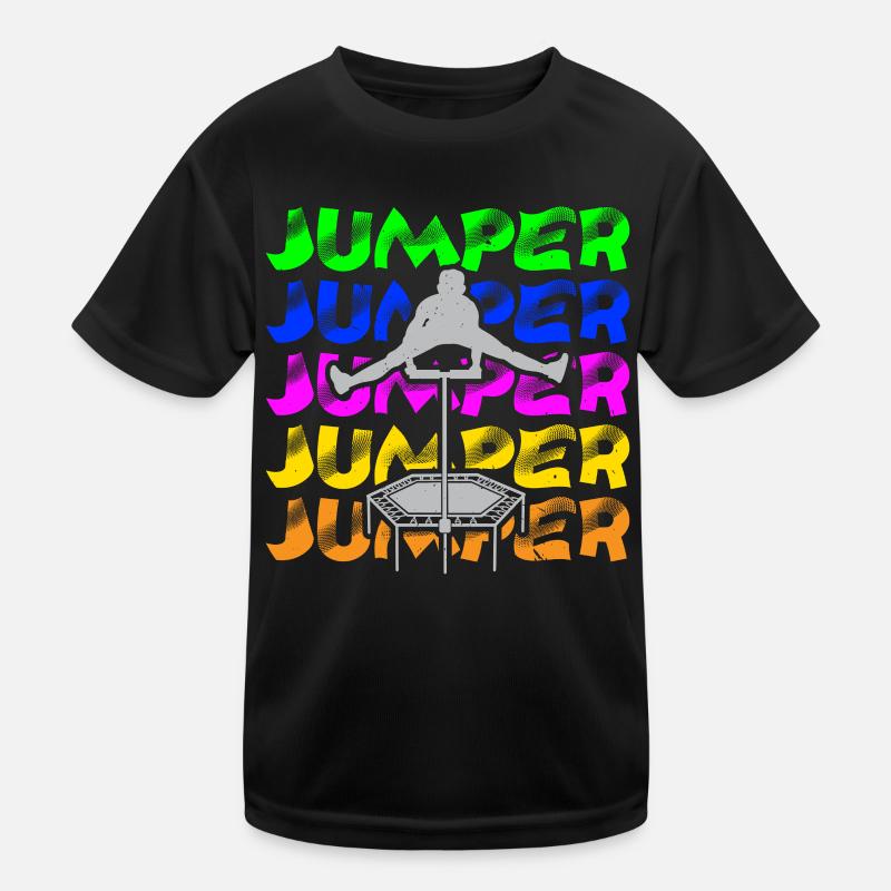 Trampoline Jumping Trampoline Trampoline Trampoline T-shirt sport Enfant