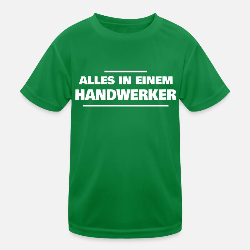 Alles in einem Handwerker Kinder Funktions-T-Shirt