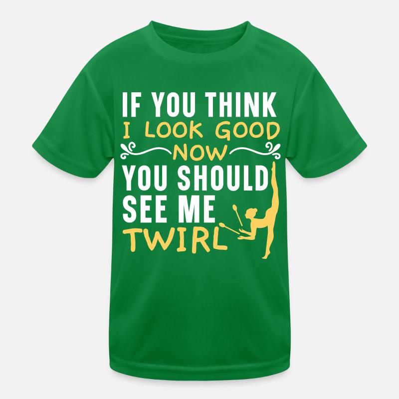 Si vous pensez que j’ai l’air bien, vous devriez T-shirt sport Enfant