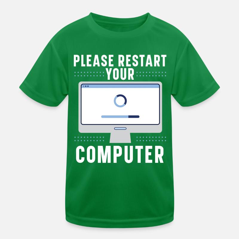 Posez-moi des questions sur les technologies de l’information T-shirt sport Enfant