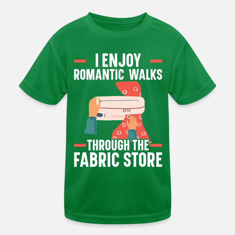 Ich genieße romantische Spaziergänge durch den Sto Kinder Funktions-T-Shirt