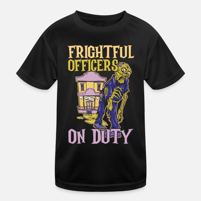 Terrible policemen on duty Policeman Hallowe Kids Functional T-Shirt