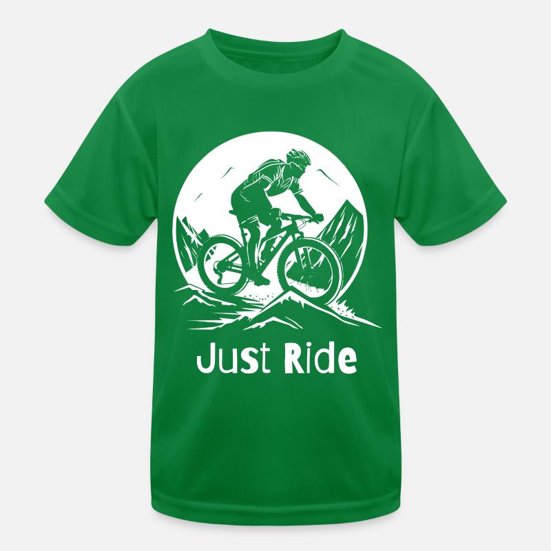 easy mountain biking Kids Functional T-Shirt