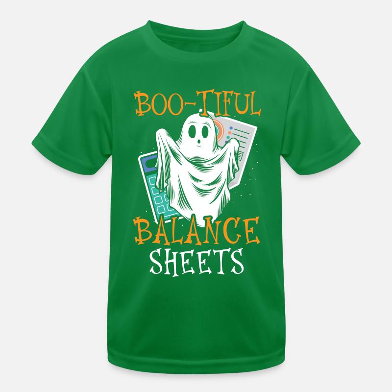 Boo-tiful Bilans Comptable Halloween T-shirt sport Enfant