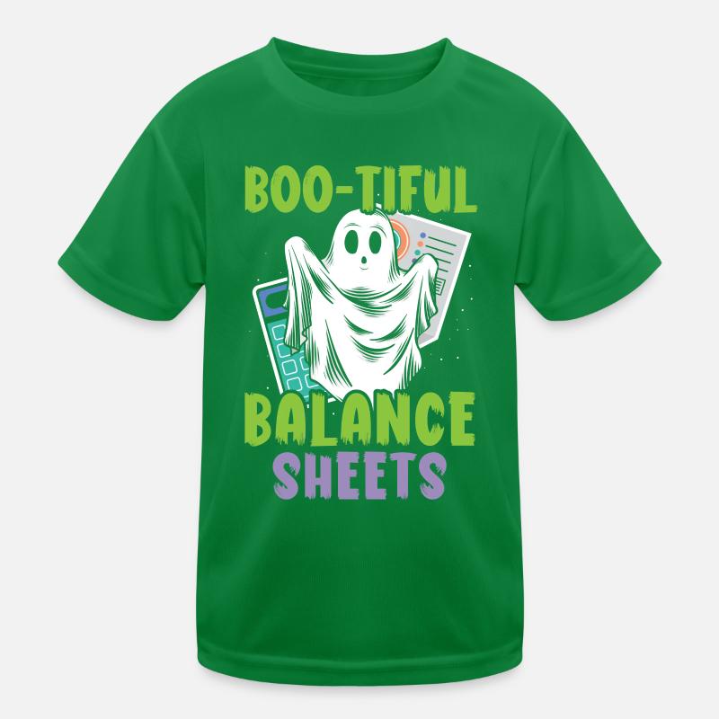 Boo-tiful Bilans Comptable Halloween T-shirt sport Enfant