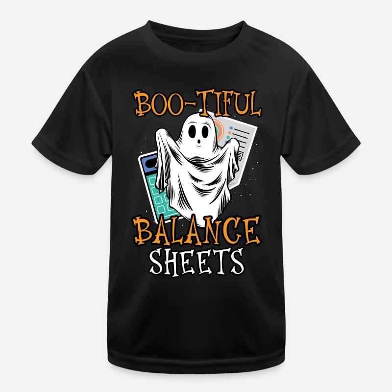 Boo-tiful Bilans Comptable Halloween T-shirt sport Enfant