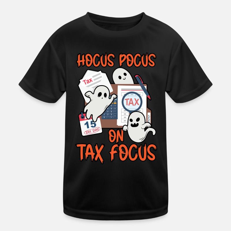 Hocus-pocus sur le comptable fiscal Halloween T-shirt sport Enfant