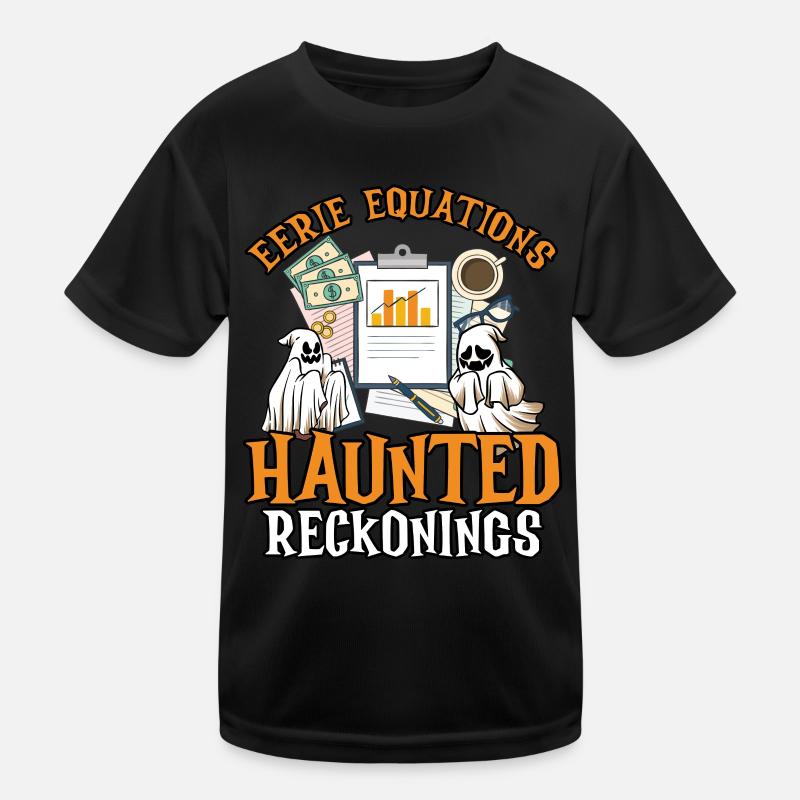 Uncanny equations Spooky calculations Kids Functional T-Shirt