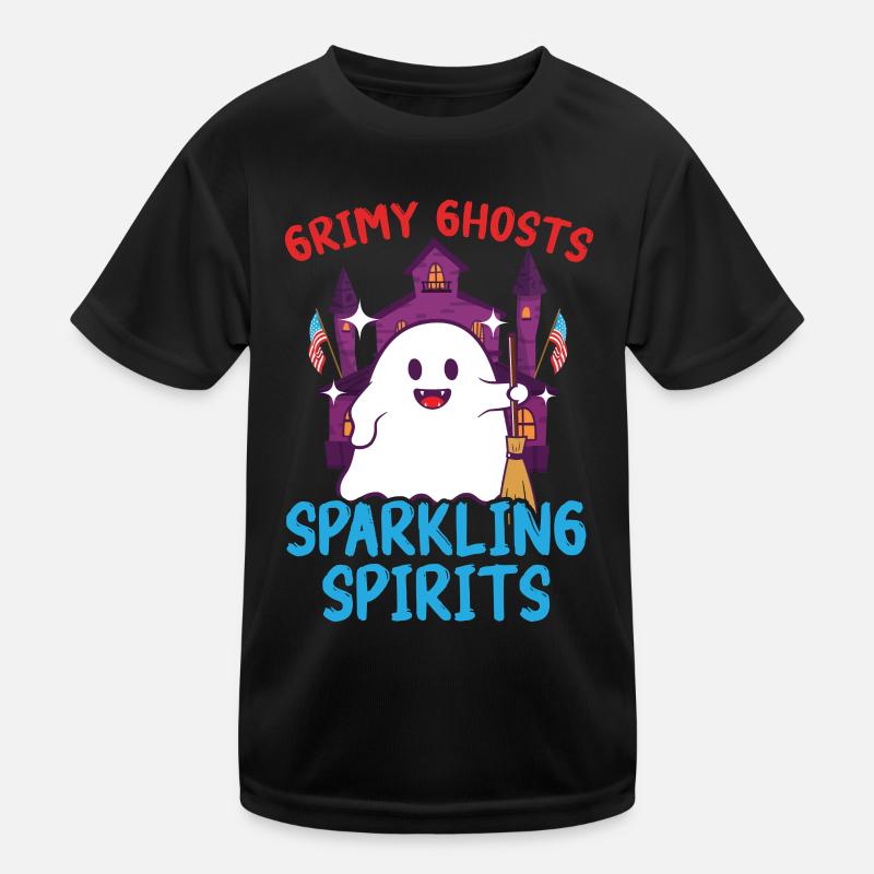 Grim ghosts, tingling ghosts, janitors Kids Functional T-Shirt