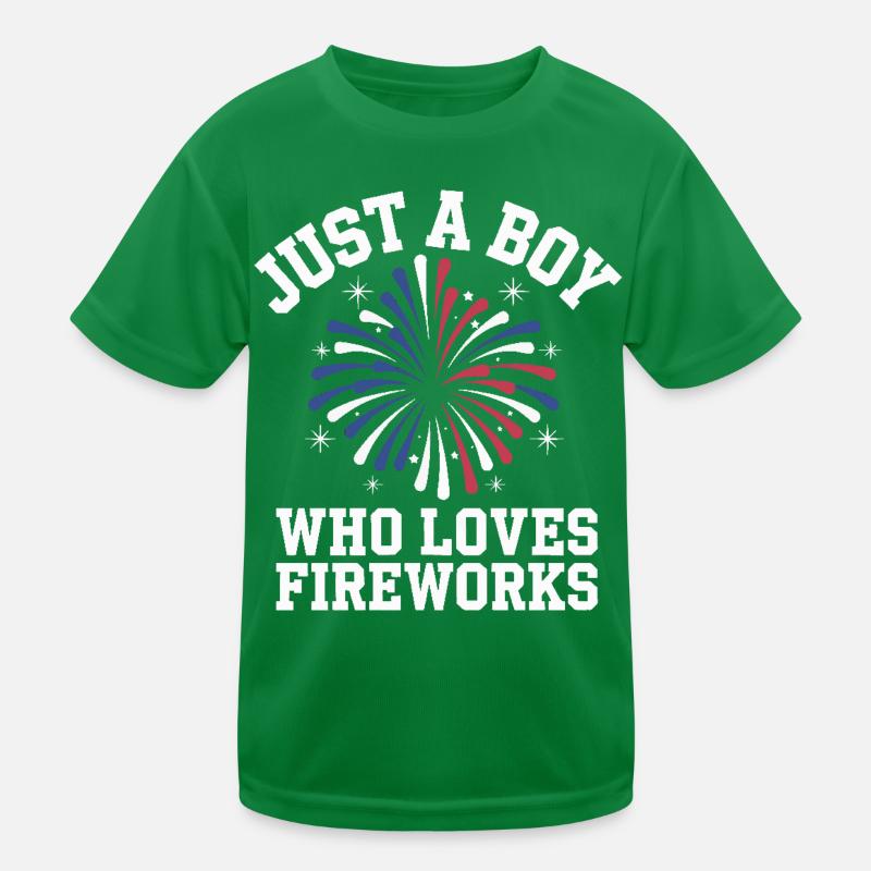 Pyrotechnics Fireworks Pyrotechnics Kids Functional T-Shirt